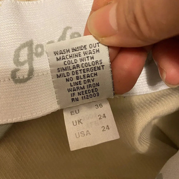 Goode Rider Beige Breeches Women Sz 24R Equestrian Pants Horse Riding Outdoors - Picture 5 of 12